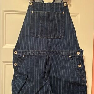 Ardene Denim Overalls with White Stitching